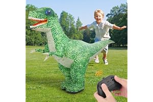 Envyvip 3ft Self Inflatable Big Dinosaur Toys for Kids 3-5 5-7, 2.4GHz Remote Control Rechargeable Dinosaur Toy Birthday Gifts for Toddler Boys Girls 3 4 5 6 7 8 Years Old Dino Lovers
