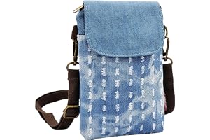 HXSYKJDM mobilväska att hänga upp, axelväska damer, lätt crossbody axelväska mobilväska, justerbar liten axelväs