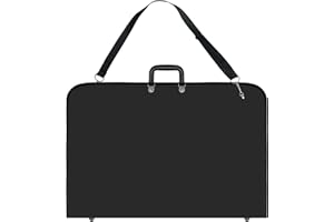 VANTASII Tragetasche für Kunst-/Künstler-Portfolios und Kunstzubehör,Wasserspritzern,Verstärkungsplatte und Schultergurt für Studenten und Designer (71 x 51 x 3,8 cm);