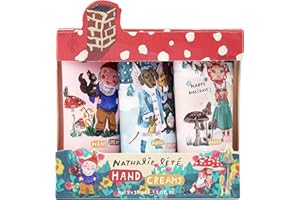 HEATHCOTE & IVORY Vintage & Co Beauty X Nathalie Lete Christmas-Hand Cream Trio 3 x 30ml - Nourishing Hand Cream Set, 3 Delightful Scents for Your Skincare Routine! Moisturizing Trio, Gift-Worthy Packaging