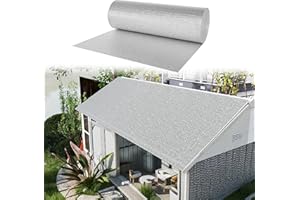 HENGMEI Lámina aislante doble de aluminio para aislamiento del hogar, plástico de burbujas, 3-4 mm, cinta aislante para aislamiento térmico, protección contra el frío (60 cm x 10 m)