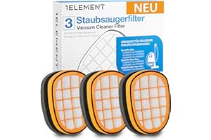 1E [Specjalny] 3 filtry do odkurzacza Philips [SpeedPro Max, 7000 i seria 8000] – 3 filtry pianowe/wkładane dla alergików przeciwko drobnemu pyłowi [FC6723 XC8147 XC7042] specjalna specjalna