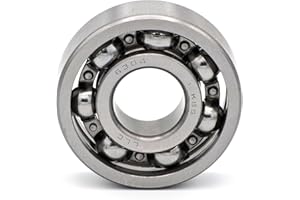 Parts and Parts Roulement à billes rainuré 6304 c3 - 20 x 52 x 15 mm - DIN 625 ISO 15 - Roulement radial à grande vitesse - Faible friction - Facile à utiliser - Idéal pour les boîtes de vitesses