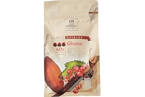 CACAO BARRY 40% Min Cacao Chocolat Ghana Pistoles 1 kg