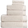 Christy Luxe 6 Piece Towel Set in French Grey 100% Turkish Cotton - Super Soft & Quick Dry - Machine Washable - 730GSM - 2 Bath, 2 Hand & 2 Face Towels