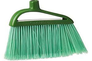 TONKITA| Scopa Salvaschiena della Linea We Like Green, Scopa per Giardino e Cortile, Scopa con Setole Semi-Rigide, Materiale 100% Riciclato, Setole Inclinate - Made In Italy