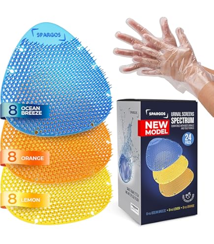 Alpine Industries Mango Fragrance Anti-Splash Urinal Screen (50-Pack - View #8