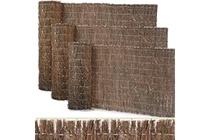 KARAT Heath mats | Natural Privacy Screen made from Heather – | Various Sizes | Decorative Fence Covering and Wind Protection for Garden, Patio and Balcony