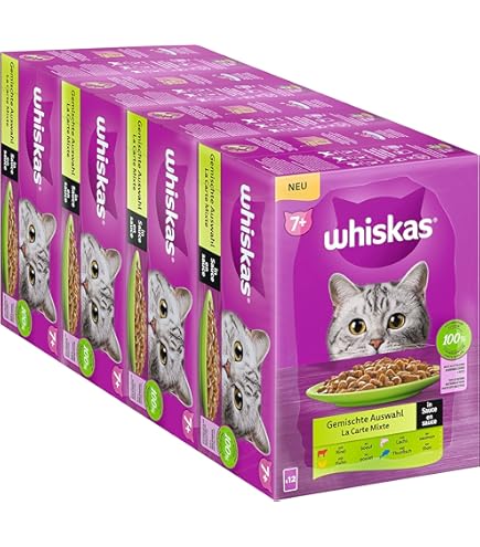 WHISKAS Sélection du Chef Tasty Mix sachets repas pâtée en sauce 4