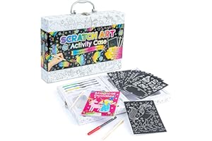BOOKOLI LTD. Scratch Art Activity Case (Colour and Carry Activity Kit)