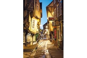 GREAT BRITISH JIGSAWS The Shambles in York 1000 Piece Jigsaw Puzzle; British Landmarks; Eco-Friendly, Gift for Adults & Families