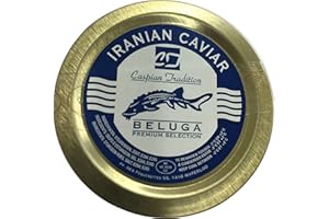 BLACK ALMAS Caviale Beluga (Huso Huso) 125g - Caviar beluga Origine