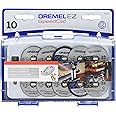 Dremel 690 EZ SpeedClic Cutting Wheels Set - Accessory Kit with 10 Rotary Tool Cutting Discs and Mandrel