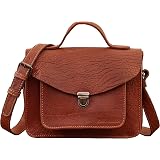 Sac à Main Vintage Paul Marius En Cuir De Buffle - Style Bohème Rétro, Fabriqué En France