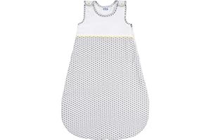 Sweety Fox Gigoteuse Été 12 18 Mois 90cm TOG 2.5 100% Coton Bio Oeko TEX - Turbulette Unisex Blanc avec Motifs