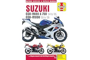 Suzuki Gsx-r600, 750 & 1000, '03-'06 Haynes Repair Manual