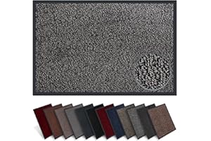 ‎CARPET DIEM Carpet Diem Fußmatte innen, große Auswahl, Größe: 60x90 cm, Farbe: grau-schwarz - Halten Sie Ihr Zuhause sauber mit unserer Schmutzfangmatte