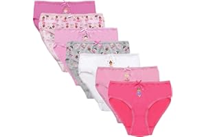Fashion by Purdashian New Girls Underwear | Cotton Mix Young Girls Pants | Kids Briefs | Multipack Knickers