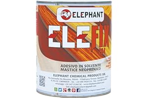 ELEPHANT CHEMICAL PRODUCTS SRL 850ML | Adesivo in solvente - Mastice neoprenico tipo bostic professionale ELEFIX204
