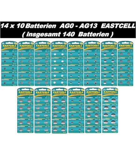 20x AG0 Batterien 1,5V – Quecksilberfrei & Langlebig, Ideal Für Uhren, Kleingeräte & Mehr