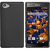 mumbi Hülle kompatibel mit Sony Xperia Z5 Compact Handy Case Handyhülle, schwarz