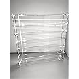 Vitrina De Metacrilato Para 40 Coches Escala 1:43 - Medidas 75x50x5 Cm, Con Tapa Y Sistema De Montaje En Pared