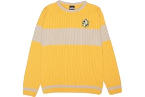 Popgear Harry Potter Hufflepuff Quidditch-Maglione da Uomo, Colore: Giallo