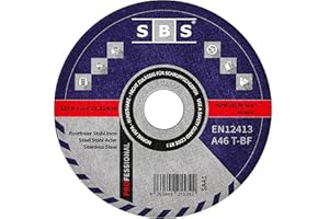 25 Stück SBS Trennscheiben 125 x 2,0mm INOX Flexscheibe