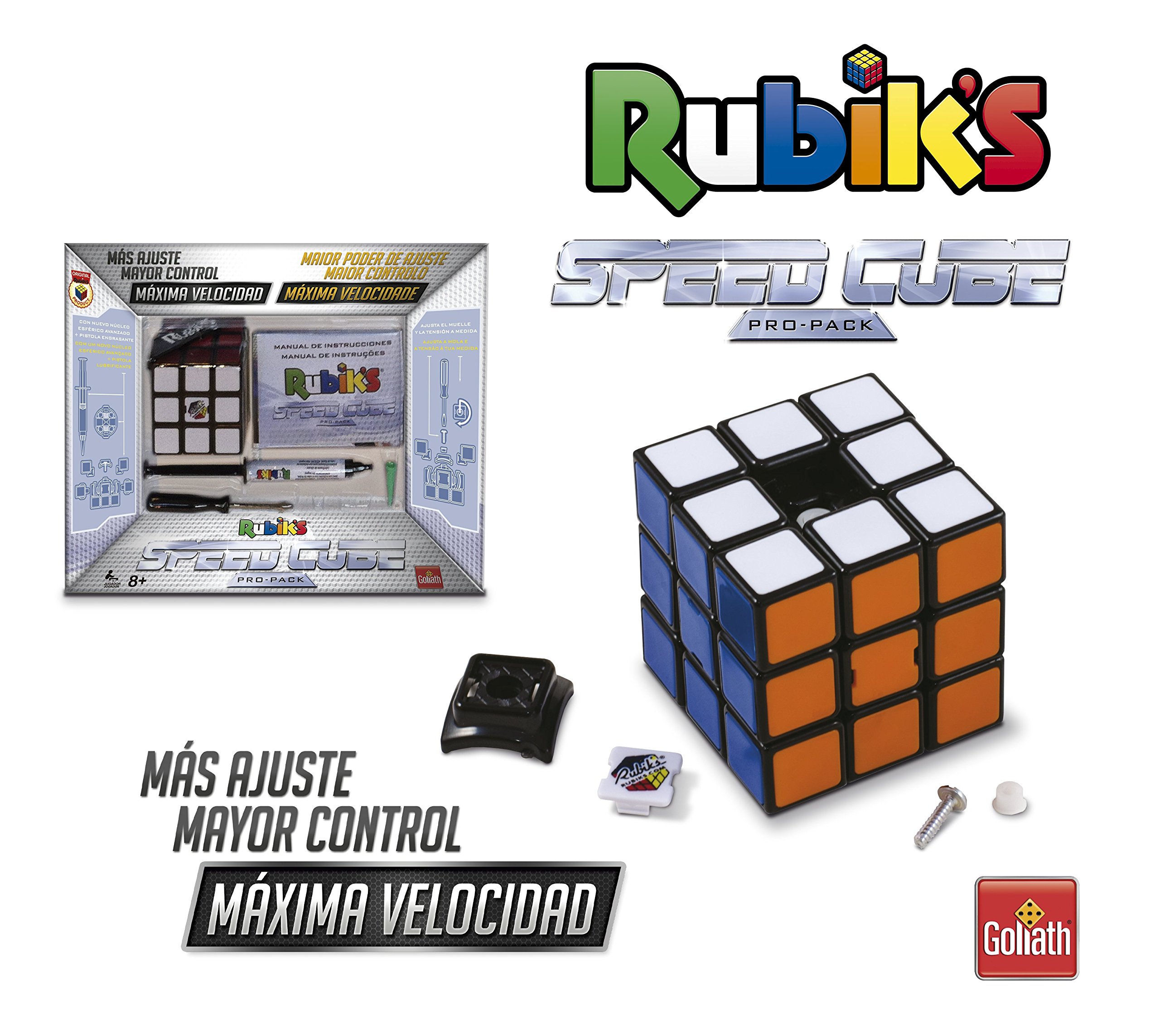 Goliath - Cubo de Rubik 3x3 PROFESIONAL, 6 Colores (72140)