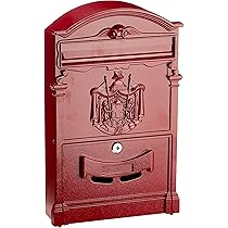 Cassetta Per Lettere In Ferro Battuto Blinky - Forma Casetta Anticata, 22x12x35 Cm - Foto 7