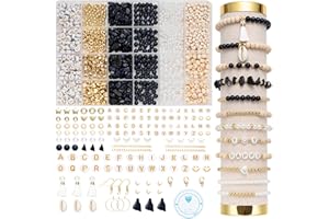 LEUYUEE Perline Per Braccialetti Kit Fai Da Te Kit per la creazione di gioielli pietre preziose naturali per Gioielli Braccialetti Collane Orecchini