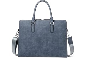 FSD.WG FSD. WG Borsa da lavoro in pelle Borsa a tracolla resistente all'acqua Business Travel Valigetta per uomo