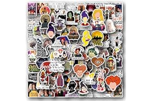 TACOMEXI Autocollants Hocus Pocus 100 pcs, Autocollants pour Ordinateur Portable Bombe Vinyle Autocollants Pack pour Auto Bagages Skateboard Moto Decal pour Adolescents Adultes