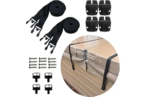 Happy Hot Tubs Whirlpool-Abdeckung, Sturmgurte, sicher, passend für die meisten Spa-Schlösser, Windsicherung