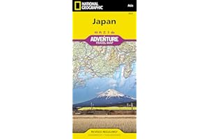 Japan Map: Travel Maps International Adventure Map (National Geographic Adventure Map)