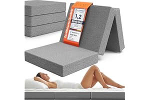 DYNMC YOU Materac Składany Bardzo Gruby - Materac dla Gości Składany Dla Komfortowego Snu - Łóżko Dla Gości Składane - Materac Składany Do Domu I Na Zewnątrz - Materac Łatwy Do Złożenia - Materac Podróżny