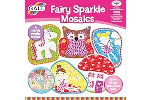 Galt Toys, Fairy Sparkle Mosaics, Kids' Craft Kits, Ages 5 Years Plus