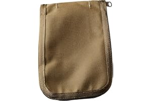 Rite In The Rain Pocket Notebook Cover Marrone Heavy Duty Cordura Tessuto Rugged Chiusura Zip 4 tasche per notebook 4 pollici 146, 946, 946T e 746