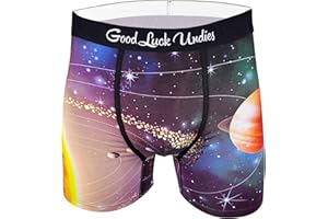 GOOD LUCK SOCK Good Luck Undies Herren Boxershorts Solar System - Mehrfarbig - X-Large