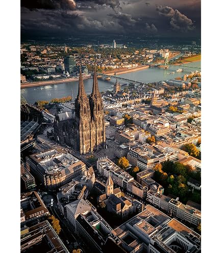 Hansepuzzle Kölner Dom Puzzle – 500 Teile, 46 X 30 Cm, Mit Aufbewahrungsbeutel, Für Erwachsene & Jugendliche