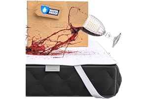 NOMADS TEXTILE ComfortGuard 140x200 cm Matratzenschoner. wasserdichte und atmungsaktive Matratzenauflage 100% Baumwolle, geräuschlos und besonders weich. Anti milben. Waschbar Fleckenschutz 140x200cm mit Eckbändern