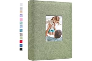 Vienrose Album Foto 10x15 cm 300 Tasche, Album Fotografico in Lino Con Copertina Cornice Grande Capacità per Matrimonio Famiglia Bambini Vacanze