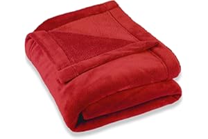 CelinaTex Montreal coperta soffice microfibra coperta pile Coral XXL 220 x 240 cm rosso