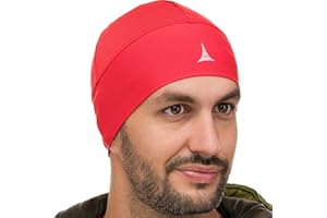 French Fitness Revolution - Schweißabweisende, Atmungsaktive Laufmütze, Helmfutter - Optimale Feuchtigkeitsableitung - Ideal zum Tragen unter einem Helm