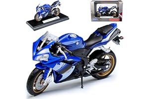 WELLY YZF-r1 YZF R 1 R1 Blau 2008 1/18 Modellmotorrad Modell Motorrad