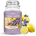 Yankee Candle Candela Profumata in Giara Grande, Lavanda al Limone, Durata Fino a 150 Ore