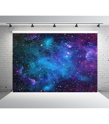 Produktbild von Renaiss 2.2x1.5m Sternenhimmel Hintergrund Weltraum Sterne Universum Funkelnder Nebel Hintergrund Kind Erwachsener Junge Künstlerisches Porträt Geburtstagsfeier Dekorationen Fotostudio Requisiten