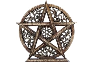 Nemesis Now Pentagram Dawn 15 cm, żywica, pentagram, ozdoba, brąz, symbol wiccana, odlewany w najlepszej żywicy, ręcznie malowany, wiccan prezent