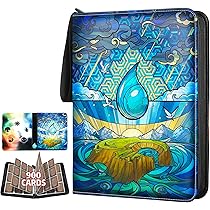 LENDOO Sammelalbum 900 Karten | 50 Seiten Toploader Binder Für TCG MTG Karten Wasserdicht