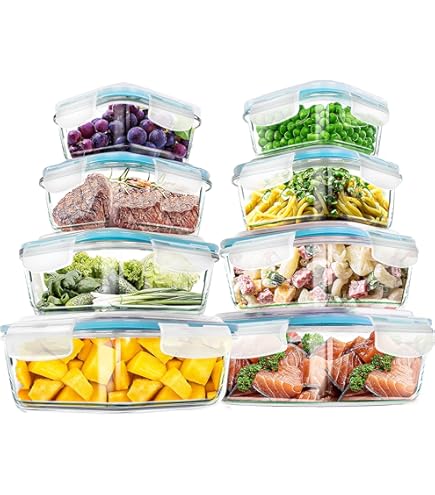 Igluu Meal Prep - Boîte Alimentaire Hermétique En Verre Avec Couverts